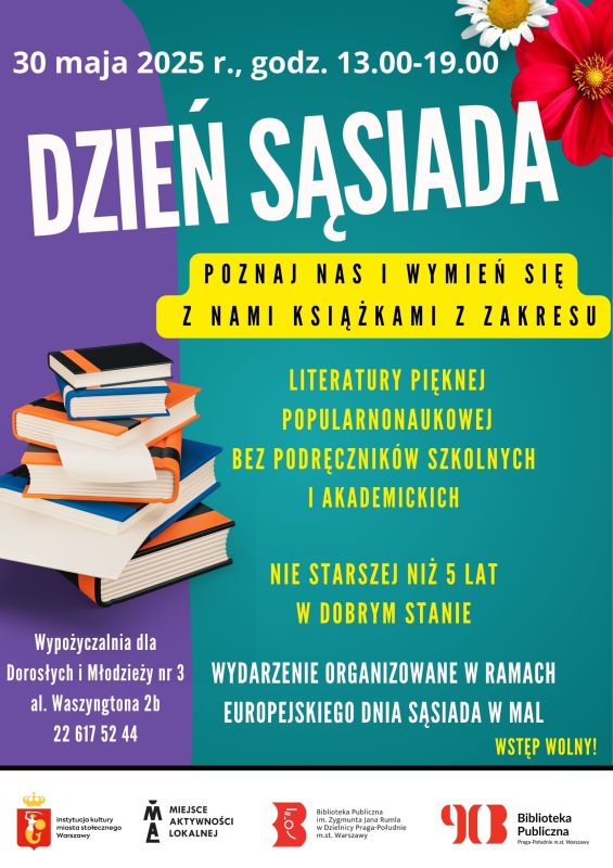 Dzień Sąsiada w Bibliotece na Waszyngtona