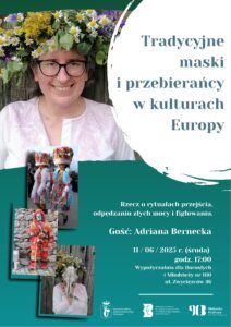 "Tradycyjne maski i przebierańcy w kulturach Europy" - spotkanie w Wypożyczalni na Zwycięzców 46