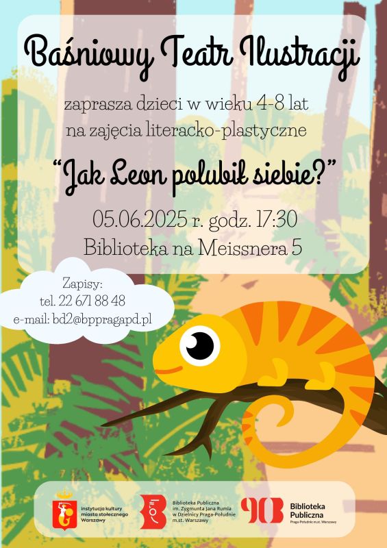 "Jak Leon polubił siebie?" - Baśniowy Teatr Ilustracji w Bibliotece na Meissnera 5
